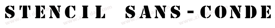Stencil Sans-Condensed Normal字体转换